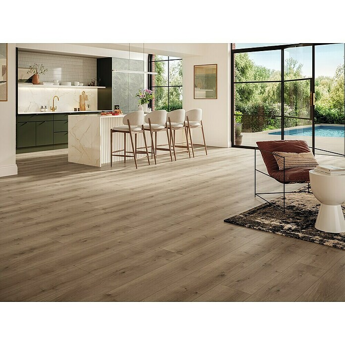 Parador Designboden Modular One (Eiche Pure perlgrau, Schlossdiele, 2 200 x 235 x 8 mm) | BAUHAUS
