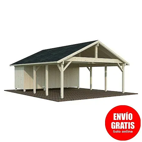 Palmako  Carport con trastero Classico Robert