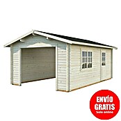 Palmako Garaje Roger (Medidas ext. (An x Pr): 426 x 598 cm, Madera, Natural, 19 m²) | BAUHAUS