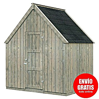 Palmako Caseta de jardín Emilia (Medidas ext. (An x Pr): 240 x 187 cm, Madera, Gris)