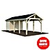 Palmako Carport Classico Robert con trastero 