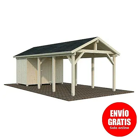 Palmako  Carport Classico Robert con trastero