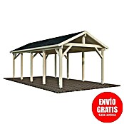 Palmako Carport Classico Robert (Medidas ext. (An x Pr): 361 x 764 cm, Carport individual, Natural) | BAUHAUS