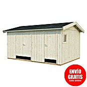 Palmako Caseta de jardín Olaf (Medidas ext. (An x Pr): 505 x 368 cm, Madera, Natural) | BAUHAUS