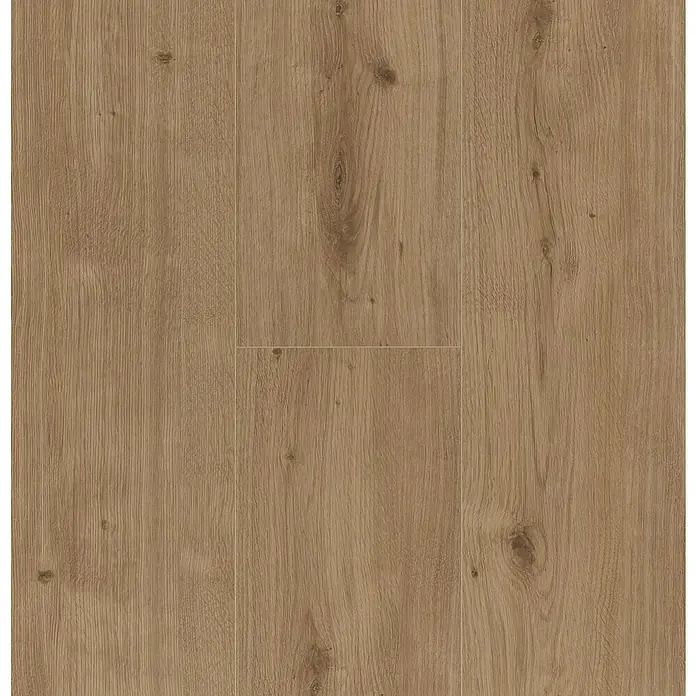 Parador Designbodenmuster Modular ONE Eiche Atmosphere umbra - 200 x 194 x 8 mm, Landhausdiele - Nahaufnahme von hellem Eichenlaminatboden mit natürlicher Holzmaserung, ideal für moderne Wohnräume.