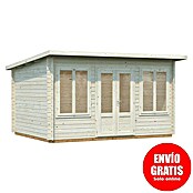 Palmako Caseta de jardín (Madera, 11,5 m², Espesor de pared: 34 mm, Natural)