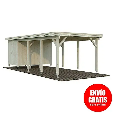 Palmako  Carport con trastero Karl