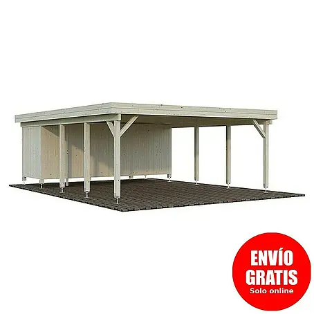 Palmako  Carport con trastero Karl