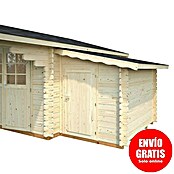 Palmako Caseta de jardín adosada (Medidas ext. (An x Pr): 255 x 187 cm, Madera, Natural) | BAUHAUS