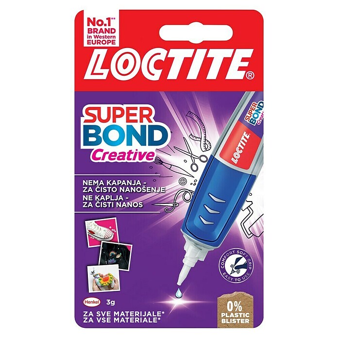 Loctite Superljepilo Super Bond Creative Perfect olovka  (3 g, Tuba) | BAUHAUS