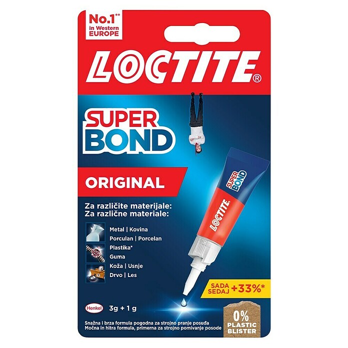 Loctite Univerzalno višenamjensko ljepilo Super Bond Original  (4 g) | BAUHAUS