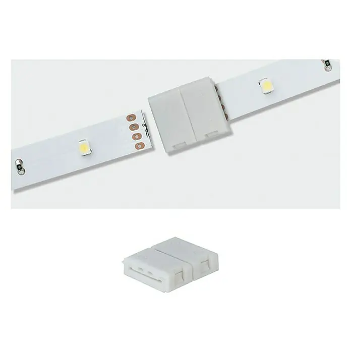 Paulmann Conector clip-to-clip YourLED ECO - 14 x 13,5 x 6 mm, Plástico - Conectores de tiras LED para una unión fácil y segura de las tiras LED. Ideales para soluciones de iluminación personalizadas.