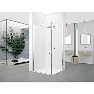 Glazen draaideur Novellini Young 2.0 Mat Chroom (87 x 200 cm, Helder glas)