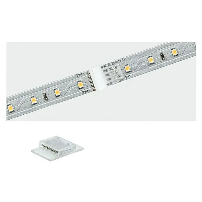 Paulmann MaxLED Verbinder Clip-to-Clip Connector - Kunststoff - LED-Streifenverbinder: Ein praktisches Zubehör zum Verbinden von LED-Streifen, um eine durchgehende Beleuchtungslösung zu schaffen.