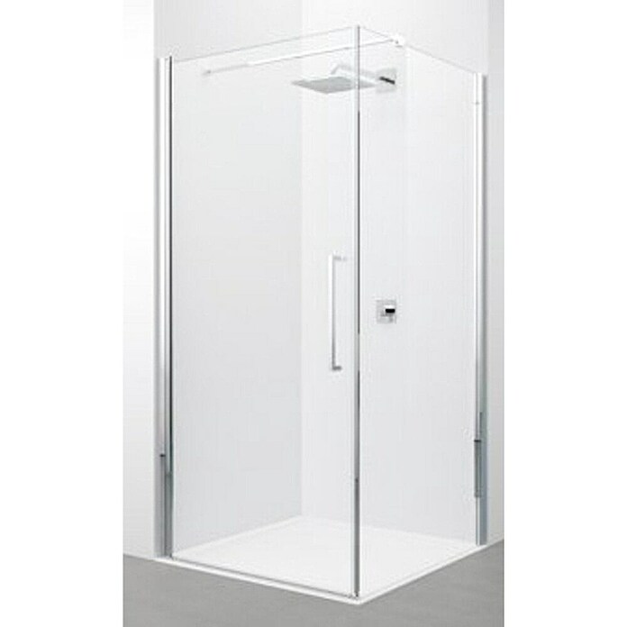 Glazen draaideur Novellini Young 2.0 Chroom Glanzend (89 x 200 cm, Helder glas) | BAUHAUS