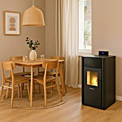 FreePoint Estufa de pellets (4,7 - 22,8 kW, Volumen de calefacción: 112,8 - 547,2 m³, Antracita)