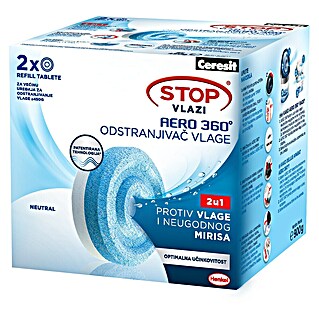 Ceresit Tablete za odvlaživanje zraka STOP AERO 360 (Neutralno, 2 Kom. x 450 g)