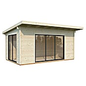 Palmako Caseta de jardín Grace (Medidas ext. (An x Pr): 544 x 393 cm, Madera, Natural) | BAUHAUS
