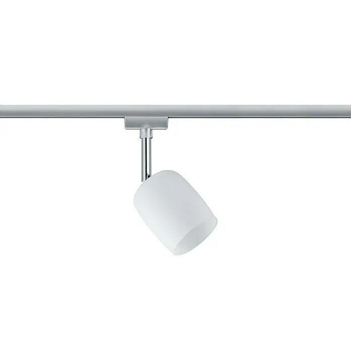Paulmann URail LED-Spot Blossom - 10 W, Chrom matt, G9, 1 Stk. - Moderne weiße Deckenleuchte mit schwenkbarem Spot und silberner Schiene für flexible Beleuchtung. Elegantes Design für Wohn- und Geschäftsräume.
