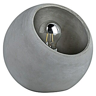 Paulmann Neordic Tischleuchte rund Ingram (20 W, Ø x H: 230 mm x 21,5 cm, Grau, E27)