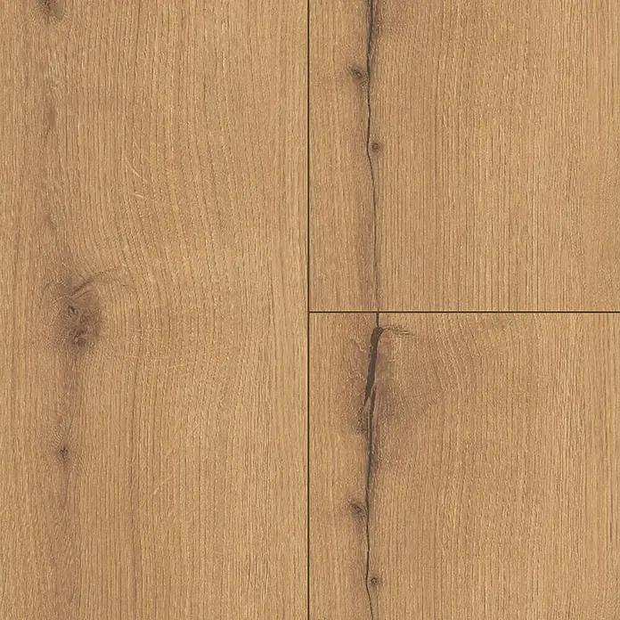 Parador Designbodenmuster Modular ONE Eiche Helios natur - 200 x 194 x 8 mm, Landhausdiele, Eiche Helios natur 1 - Holzfußboden mit warmen Farbtönen und Maserung. Das robuste Laminat ist ideal für Wohnbereiche und gewerbliche Räume.