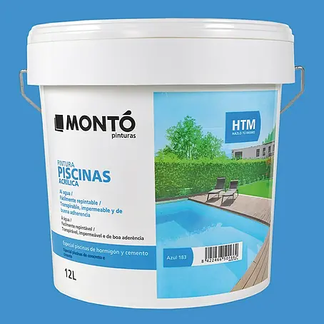 Montó  Pintura para piscinas al agua HTM