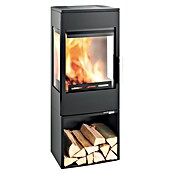 Haas+Sohn Kaminofen Wien Easy III (Heizleistung: 7 kW, Material Verkleidung: Stahl, Schwarz) | BAUHAUS