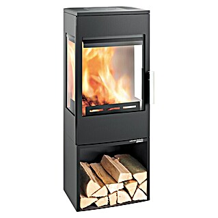 Haas+Sohn Kaminofen Wien Easy III (Heizleistung: 7 kW, Material Verkleidung: Stahl, Schwarz)