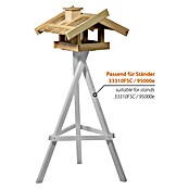 Dobar Vogelfutterhaus Trollanes (50 x 43 x 29 cm, Natur, Holz) | BAUHAUS