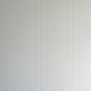 ABT_Tech Wandpaneel (L x B x S: 2 440 x 1 220 x 5,5 mm, Holzoptik glatte Planke weiß)