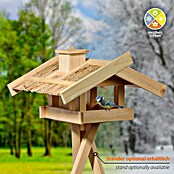 Dobar Vogelfutterhaus Trollanes (50 x 43 x 29 cm, Natur, Holz) | BAUHAUS
