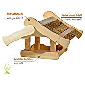 Dobar Vogelfutterhaus (50 x 44 x 32 cm, Natur, Holz) | BAUHAUS