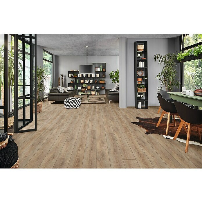 LOGOCLIC Family Laminat Bilbao  (Rustikalen videz, 1.288 x 195 x 7 mm) | 5137 - Logoclic Family | GCDA - Laminatboden | GCD - Wand Boden Decke Leisten | GC - Wand Boden Decke Leisten | G - Holz/Bauelem | BAUHAUS