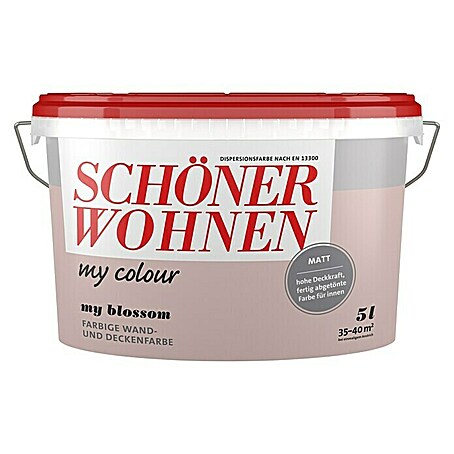 SCHÖNER WOHNEN-Farbe my colour Wandfarbe (My Blossom, Matt, 5 l)