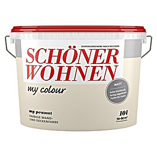 SCHÖNER WOHNEN-Farbe my colour Wandfarbe (My Peanut, Matt, 10 l)