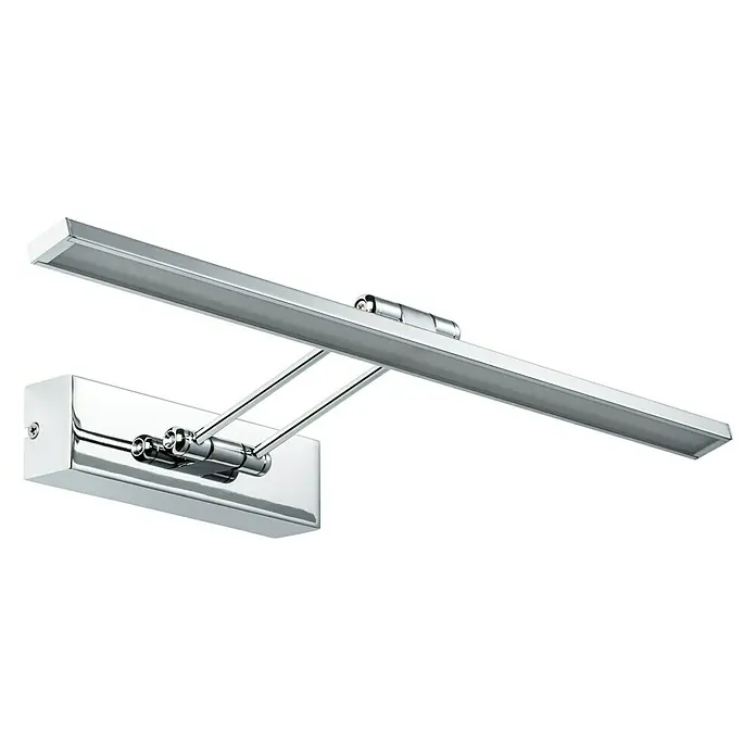 Paulmann Galeria LED-Bilderleuchte Beam Fifty - 7 W, L x B x H: 45 x 19 x 4,6 cm, Chrom, Warmweiß - Elegante, verstellbare Chrom-Bilderleuchte zur stilvollen Akzentuierung von Kunstwerken und Fotos. Die Lampe sorgt für eine optimale Ausleuchtung.