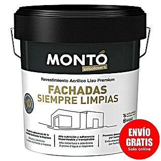 Montó Bricolovers Pintura de dispersión para fachadas Siempre Limpias (Blanco, 15 l)