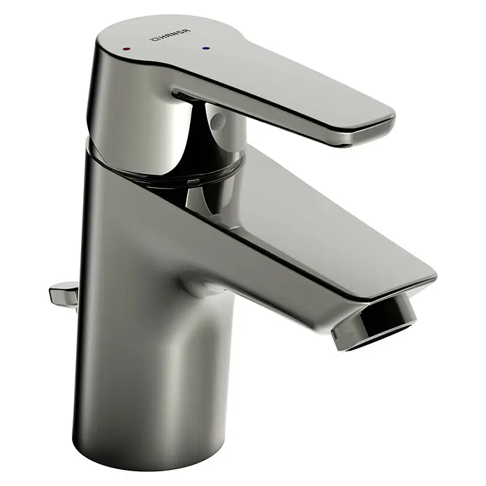 Hansa Polo Waschtischarmatur S-Size - Chrom, Glänzend - Elegante Hansa Waschtischarmatur mit minimalistischem Design und glänzender Oberfläche. Perfekt für moderne Badezimmer.