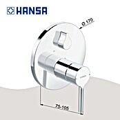 Hansa Vantis UP-Thermostatarmatur Rund (Chrom, Glänzend) | BAUHAUS