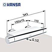 Hansa UP-Thermostatarmatur Optima (Chrom) | BAUHAUS