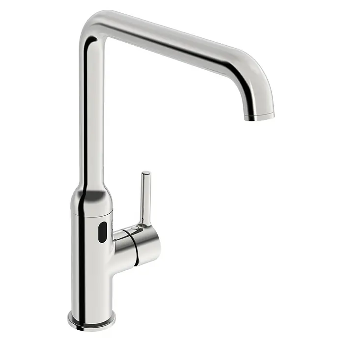 Hansa Vantis Spültischarmatur - Chrom, Glänzend, Bluetooth - Glänzender, moderner Küchenarmatur mit minimalistischem Design. Ideal für eine stilvolle und funktionale Küchengestaltung.