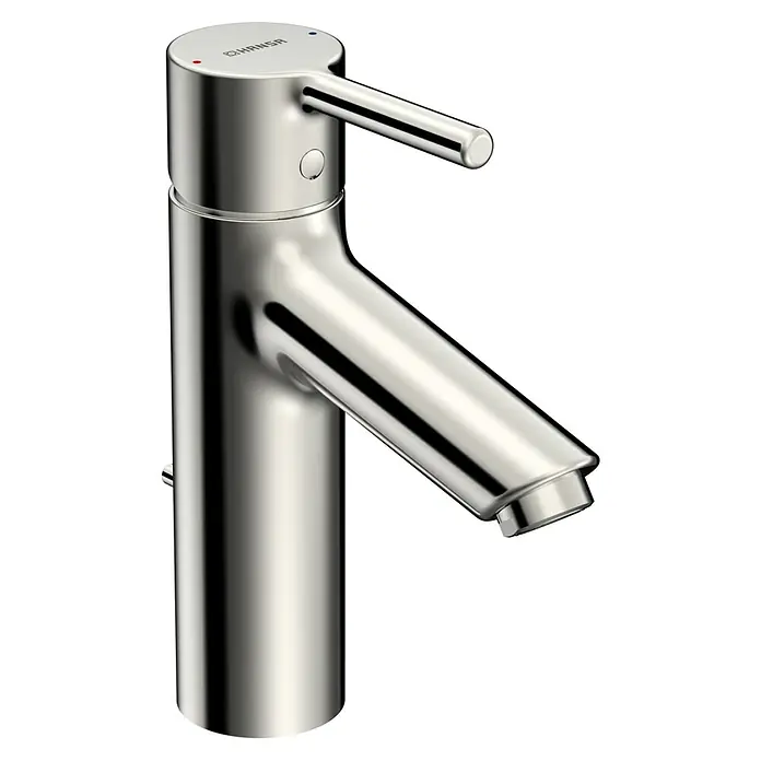 Hansa Vantis Waschtischarmatur M-Size - Chrom, Glänzend - Eine elegante Hansa Waschtischarmatur aus glänzendem Chrom, die modernes Design und Funktionalität vereint. Ideal für jedes Badezimmer.