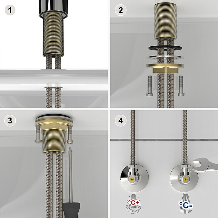 Hansa Vantis Spültischarmatur () | BAUHAUS