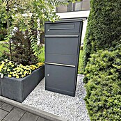Metzler Paketbox Bispo (L x B x H: 37,3 x 50,2 x 112 cm, Anthrazit, Stahl, Paketfach) | BAUHAUS
