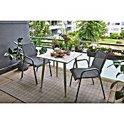 Sunfun Gastro Vrtni fotelj Gastro  (Jeklo, Tekstil, Možnost nakladanja, Antracit, Š x G x V: 57,5 x 68,5 x 88 cm) | 8350 - Stühle Textilen | ICAB - Sommermöbel Stühle | ICA - Sommermöbel | IC - Freizeit im Garten | I - Stadtgarten | BAUHAUS
