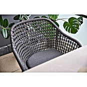 Sunfun Sarah Gartensessel Rope (Stahl, Olefin, Night Grey, B x T x H: 59 x 58 x 80 cm) | BAUHAUS