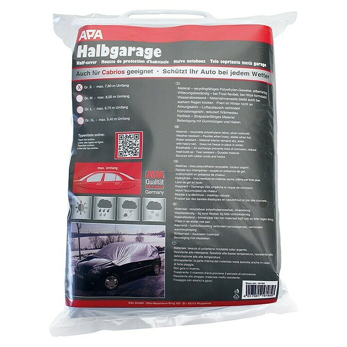 APA Halbgarage (Größe: S)