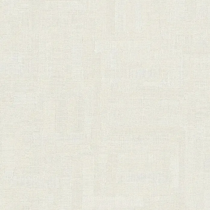 A.S. Création Metropolitan Stories Hot Spots Vliestapete Ethno - Creme-Weiß, Grafisch, 10,05 x 0,53 m - Nahaufnahme eines eleganten, cremefarbenen Textilstoffes mit subtiler Webstruktur für vielseitige Designprojekte.