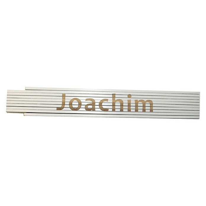 Zollstock (Aufdruck: Joachim, 2 m)