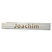 Zollstock (Aufdruck: Joachim, 2 m)
